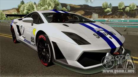 Lamborghini Gallardo Racing Team Solvalou RR-TYP para GTA San Andreas