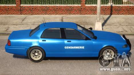 Vapid Stanier de la Gendarmerie para GTA 4