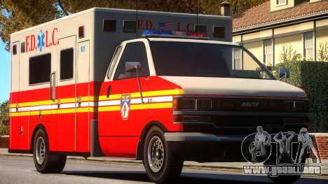 Ambulance FDLC para GTA 4