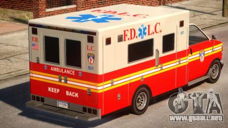 Ambulance FDLC para GTA 4