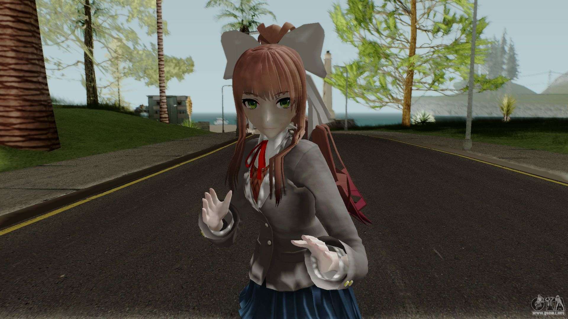 Monika (DDLC) para GTA San Andreas