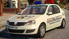 Dacia Logan Police para GTA 4