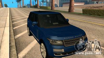 Range Rover SVA para GTA San Andreas