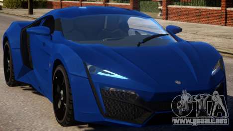 Lykan HyperSport V1 para GTA 4