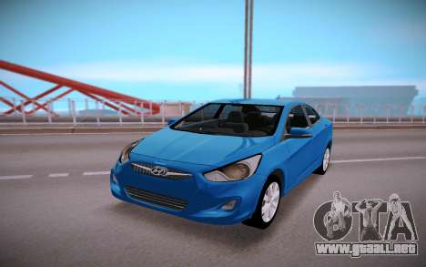 Hyundai Solaris para GTA San Andreas