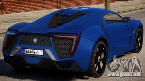 Lykan HyperSport V1 para GTA 4