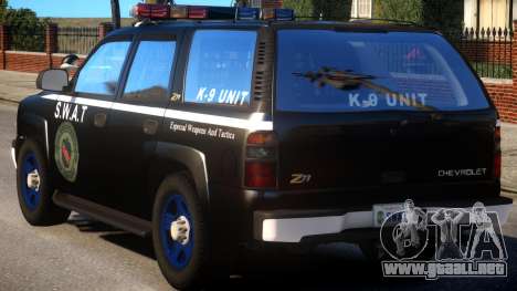 Chevrolet Tahoe Z71 Police (SWAT) para GTA 4