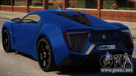 Lykan HyperSport V1 para GTA 4