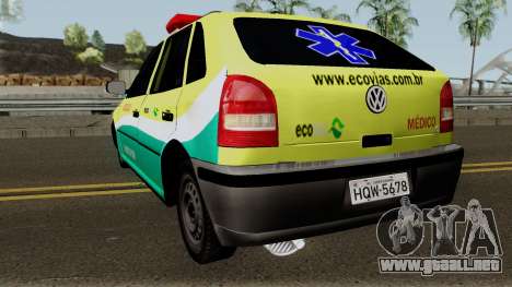 Volkswagen Gol EcoSul para GTA San Andreas