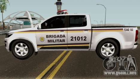 Chevrolet S-10 2017 Brigada Militar para GTA San Andreas