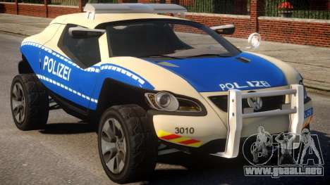 VW Concept T German Police Car para GTA 4