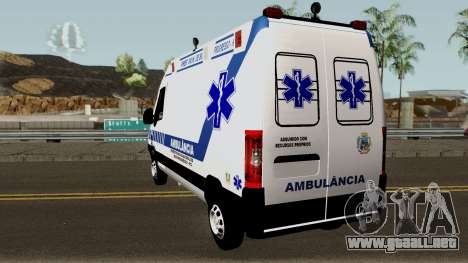 Fiat Ducato Brazilian Ambulance para GTA San Andreas