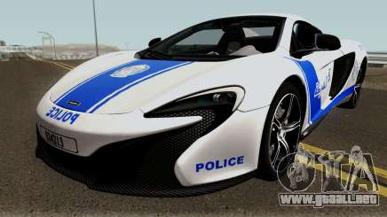 McLaren 650S Spyder Algeria Police v1.0 para GTA San Andreas