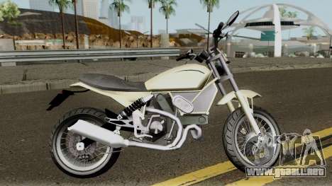 Pegassi Esskey GTA V para GTA San Andreas