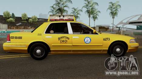 Ford Crown Victoria Taxi Downtown Cab v1.0 2003 para GTA San Andreas