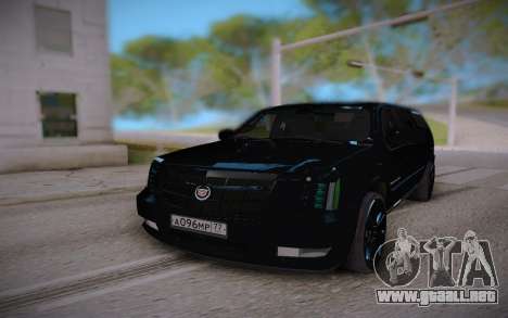Cadillac Escalade ESV 2012 para GTA San Andreas
