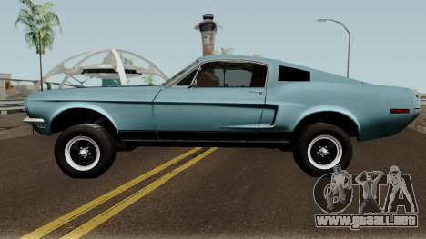 Ford Mustang GT390 Bullitt Edition 1968 para GTA San Andreas