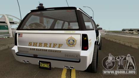 Police Granger GTA 5 para GTA San Andreas