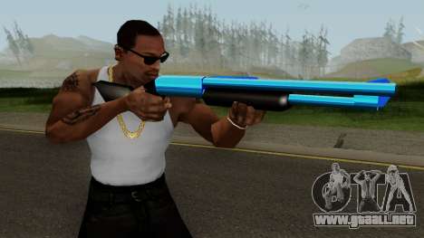 Chromegun Blue para GTA San Andreas