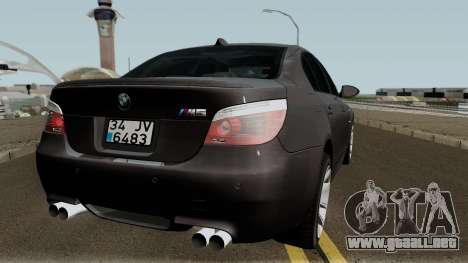 BMW M5 E60 2006 M SPORT para GTA San Andreas