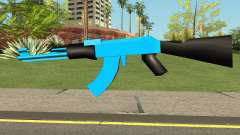 AK47 Blue para GTA San Andreas