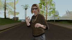 After Hours DLC Skin Female With Normal Map para GTA San Andreas