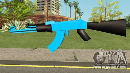 AK47 Blue para GTA San Andreas