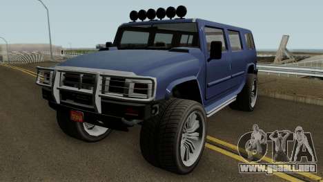 Mammoth Patriot Custom v2 GTA V para GTA San Andreas