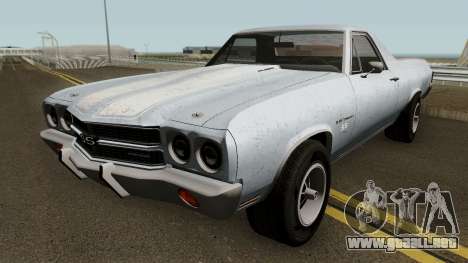 Chevrolet El Camino SS - MQ 1970 para GTA San Andreas