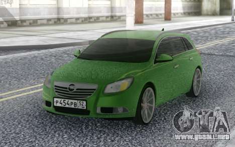 Opel Insignia para GTA San Andreas