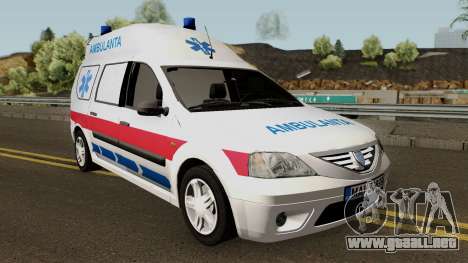 Dacia Logan MCV Ambulanta para GTA San Andreas