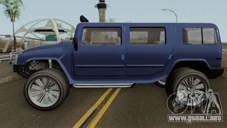 Mammoth Patriot Custom v2 GTA V para GTA San Andreas