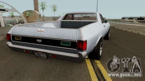 Chevrolet El Camino SS - MQ 1970 para GTA San Andreas