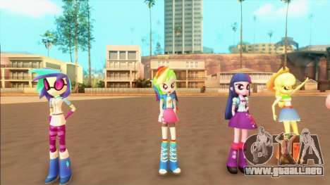 My Little Pony Equestria Girls Mod v1 para GTA San Andreas