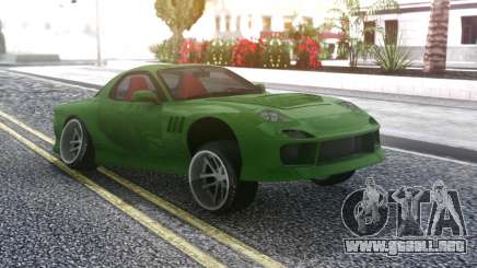 Mazda RX-7 Green Drift para GTA San Andreas