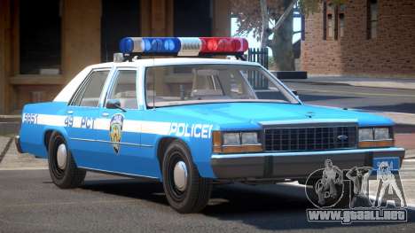 Ford LTD Crown Victoria NYC Police 1986 para GTA 4