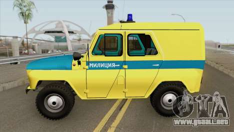 UAZ 469 (Sindicato de Policía) para GTA San Andreas