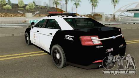 Ford Taurus LSPD (LAPD) 2014 para GTA San Andreas