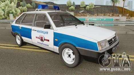 2109 (Policía Municipal) para GTA San Andreas
