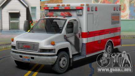 GMC C5500 Topkick 2008 Ambulance para GTA San Andreas