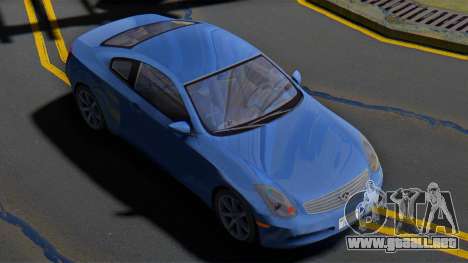 Infiniti G35 SA Plates para GTA San Andreas