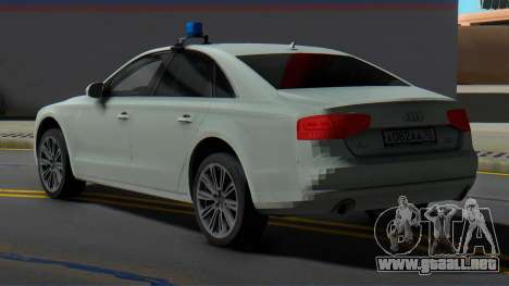 Audi A8 De 2013 la Administración de la región para GTA San Andreas