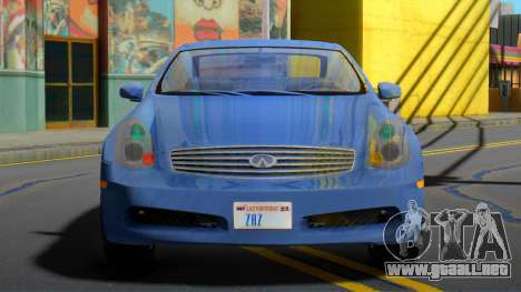 Infiniti G35 SA Plates para GTA San Andreas