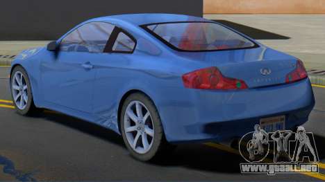 Infiniti G35 SA Plates para GTA San Andreas