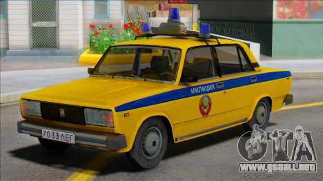 Vaz-2105 Policía Soviética 1982 para GTA San Andreas