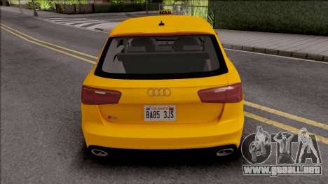 Audi RS6 C7 Taxi para GTA San Andreas