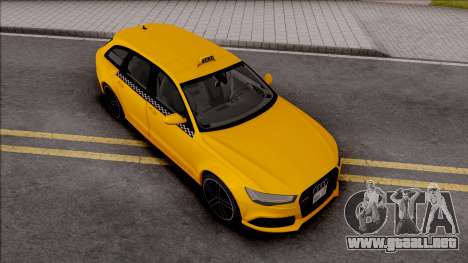 Audi RS6 C7 Taxi para GTA San Andreas