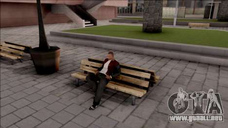New Sit Animation para GTA San Andreas