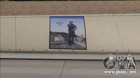LA Freeway Murals Mod para GTA San Andreas