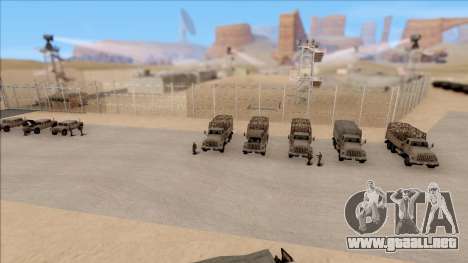 Military Base in Operation para GTA San Andreas